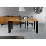 thumbnail of ABBYsedia moderna in legno con seduta in paglia colore Nero