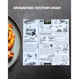 thumbnail of Einschlagpapier fettabweisend 25x25 cm Weiß – 200 Blatt | FRITZTOWN® DELI Paper | Burgerpapier | Sandwichpapier  |  Verpackungspapier Lebensmittel