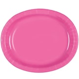 thumbnail of 8 ovale Teller pink