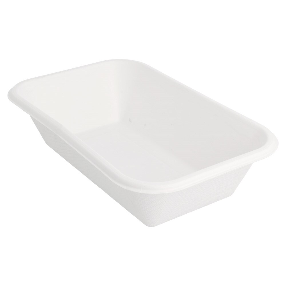 Garcia de Pou Vassoi 'Bionic' 950 Ml 21,5X14X5,2 Cm Bianco Bagassa (600 Unità)