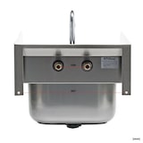 thumbnail of Helloshop26 - Feinstahlspüle Gastronormbecken quadratisches Becken Handwaschbecken Spüle Armatur 16_0002396