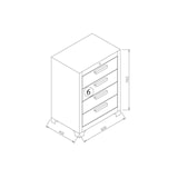 thumbnail of Armadio modulare VITO grigio a 8 elementi