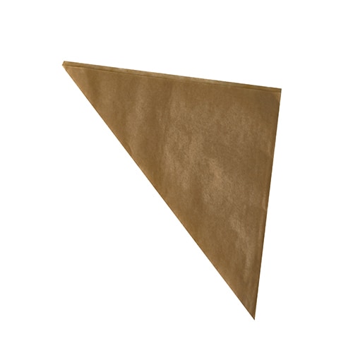 PAPSTAR 1000 Spitztüten, Pergament-Ersatz 32,5 cm x 23 cm x 23 cm braun Füllinhalt 250 g, fettdicht