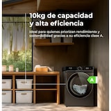thumbnail of EVVO Lavadora 10 kg carga frontal Nova Q10x, 1400 rpm, Clase energética A, Motor Inverter eDRIVE, tambor diamante ePROTECT, 14 programas, vapor