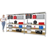 thumbnail of PROREGAL Mega Deal | 2x Schwerlastregal Giant Elephant | HxBxT 180x180x60cm | Fachlast 200kg | Verzinkt | Garagenregal, Lagerregal, Steckregal