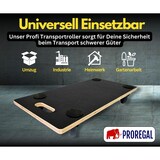 thumbnail of PROREGAL Mega Deal 10x Profi Transportroller mit 4 Rollen | HxBxT 11,5x30x60cm | Traglast 200kg | Siebdruckplatte | Schwarz | Möbelroller Rollbrett