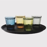 thumbnail of Olympia Cabot getafelte Glas Tumbler blau 26cl (6 Stück)