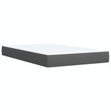 thumbnail of vidaXL Boxspringbett mit Matratze Dunkelgrau 120x190 cm Stoff