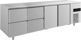 thumbnail of Gastro Kühltisch 2 Türen 4 Schubladen 632l Umluftkühlung 2330x700x850mm -2/+8°C
