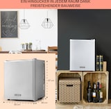 thumbnail of Happy Hour Minibar 5-15°C EEK G lautlos 23dB LED-Licht Silber