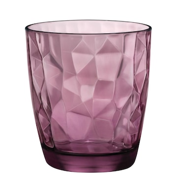 BORMIOLI ROCCO DIAMOND Vaso Bajo morado Vidrio 39Cl