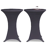 thumbnail of vidaXL Stretch-Tischhussen 4 Stk. 60 cm Anthrazit