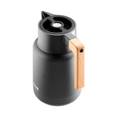 thumbnail of Rohe Germany Isolierkanne Isidor, schwarz, ca. 1.4 l, mit Holzgriff