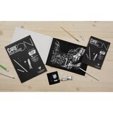 thumbnail of Clairefontaine 2x CARB´ON, schwarzes Papier, 120g/m2, 20 Blatt, A2 - 975041C