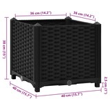 thumbnail of vidaXL Hochbeet 40x40x38 cm Polypropylen