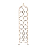 thumbnail of Biscottini Portabottiglie da vino - Portabottiglie in ferro battuto  - Cantinetta per vino 16 bottiglie - Espositore vino - Porta bottiglie 105x25 cm