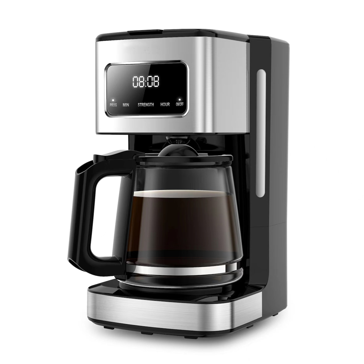 Tarrington House Koffiezetapparaat CME130217, roestvrij staal, 1.5 liter, 900 W, zwart/zilver