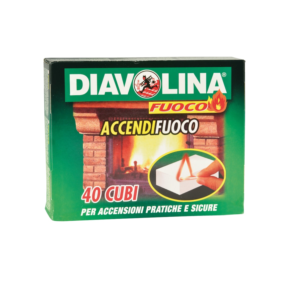 Cubi accendifuoco DIAVOLINA 6 conf. pezzi 40