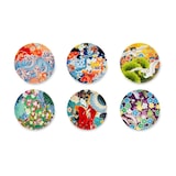 thumbnail of Excelsa set 6 piatti aperitivo Kimono porcellana 15 cm multicolore