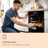 thumbnail of Illuminosa Smart Einbaubackofen 2800W 11 Funktionen App-Steuerung Schwarz