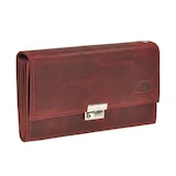 thumbnail of Greenburry Kellnerbörse Leder antik rot Vintage Bedienungsbörse Taxibörse Kellnergeldbörse