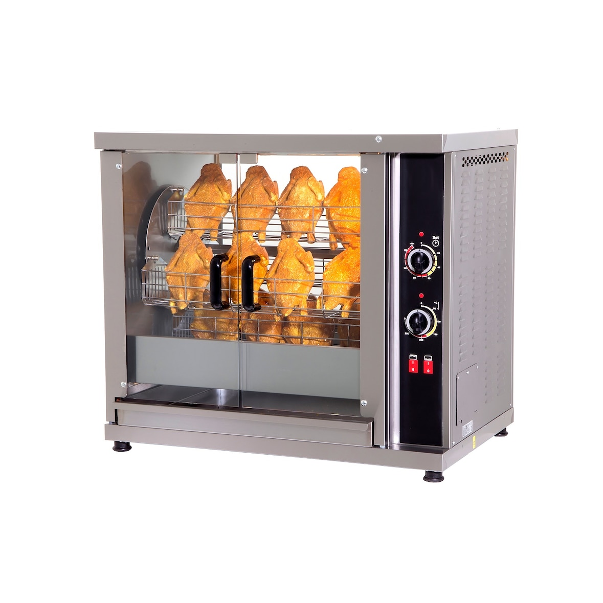 Elektrische kippengrill met 3 spiesen