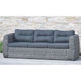 thumbnail of Salon de jardin 7 places en résine tressée grise - BAHAMAS