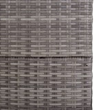 thumbnail of Helloshop26 - Caja de almacenamiento de jardín gris 150 x 100 x 100 cm resina tejida 02_0013085