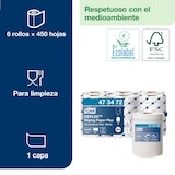 thumbnail of Tork Reflex  Starke Mehrzweck-Papierwischtücher Weiß M4, SmartCore , 6 × 450 Blatt, 473472