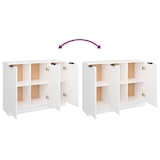 thumbnail of vidaXL Sideboard Weiß 90,5x30x70 cm Holzwerkstoff
