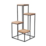 thumbnail of WellHome - Metalen vaasplank met 4 houten planken 34x34x76cm