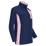 thumbnail of ESD-Fleecejacke mit langem Zip, Damen, marineblau/pink, S