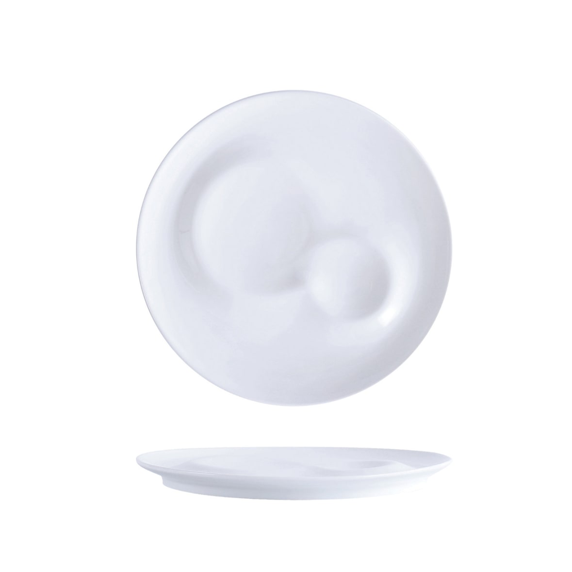 Piatto Piano Gourmet Selecta, Confezione da 2