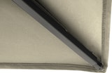 thumbnail of METRO PROFESSIONAL Ombrellone con palo laterale, alluminio/acciaio, 4 x 4 m, idrorepellente, beige/grigio