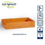thumbnail of San Ignacio KINVARA - Stapelbarer Bambus-Organizer, 23 x 15 cm
