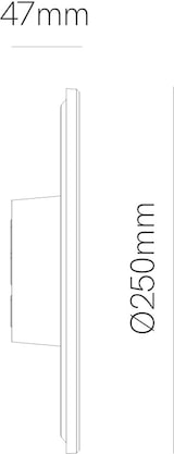 thumbnail of Mac Wall XL Wood - 20W LED Wandleuchte CCT Switch 2700K/3200K/4000K in Aluminium, 360 Grad Wandleuchte - Beneito & Faure
