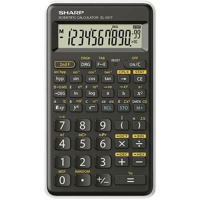 Sharp EL-501 T Taschenrechner  Display (Stellen): 12 batteriebetrieben (L x B x H) 127 x 73 x 13 mm