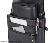 thumbnail of Esquire Leder Holster Kellnertasche für Kellnerbörse schwarz Kellner Gürteltasche