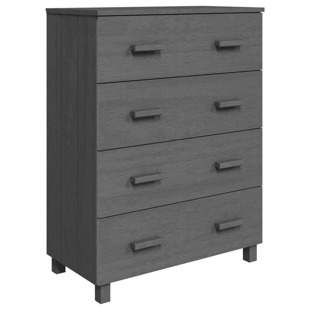 Helloshop26 - Buffet Sideboard Kommode Kleiderschrank Aufbewahrungsmöbel Organizer Küche Wohnzimmer dunkel 79 x 40 x 103,5 cm 02_0032166