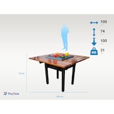 thumbnail of PURLINE Table barbecue avec grill et plateau en bois EFP54 BBQ