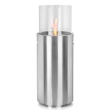 thumbnail of Bio Ethanol Kamin Stand Ø34cm x 86,5cm Edelstahl 1L Ethanolkamin Glasfeuer Ofen