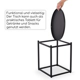 thumbnail of Lounge-Sitzgruppe 5-teilig, Poly-Rattan Stein-Grau-Meliert, für bis 4 Personen, Polster aus Polyester Dunkel-Grau-Meliert, Raburg Anisa