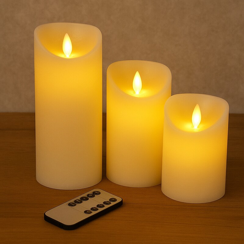 Confezione Da 3 Candele Votive Natalizie - Rosso | Primark - Foto 4