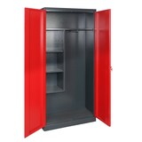 thumbnail of PROREGAL Putzmittelschrank Cat 2 Türen | HxBxT 178x80x37cm | Anthrazitgrau/Rot