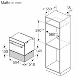 thumbnail of Bosch Serie 8, Wärmeschublade, 60 x 14 cm, Schwarz BIC7101B1