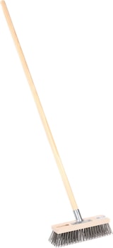 thumbnail of BawiTec Stahldrahtbesen 30cm Drahtbesen Stiel 140cm Stahl Eisen Besen Kratz Feger