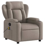 thumbnail of vidaXL Massagestoel Taupe Stof