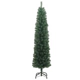 thumbnail of Schlanker Künstlicher Weihnachtsbaum mit Ständer Grün 240cm PVC