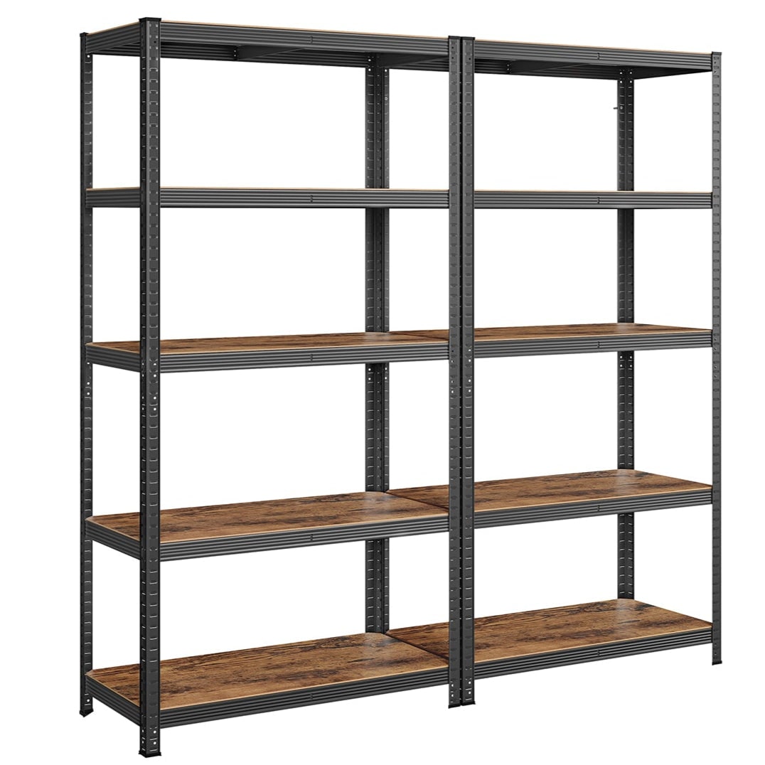 Helloshop26 - Robuust metalen stellingkast 200 x 100 x 50 cm 5 schappen totale draagcapaciteit 875 kg (175 kg/schap) verstelbare 12_0005597