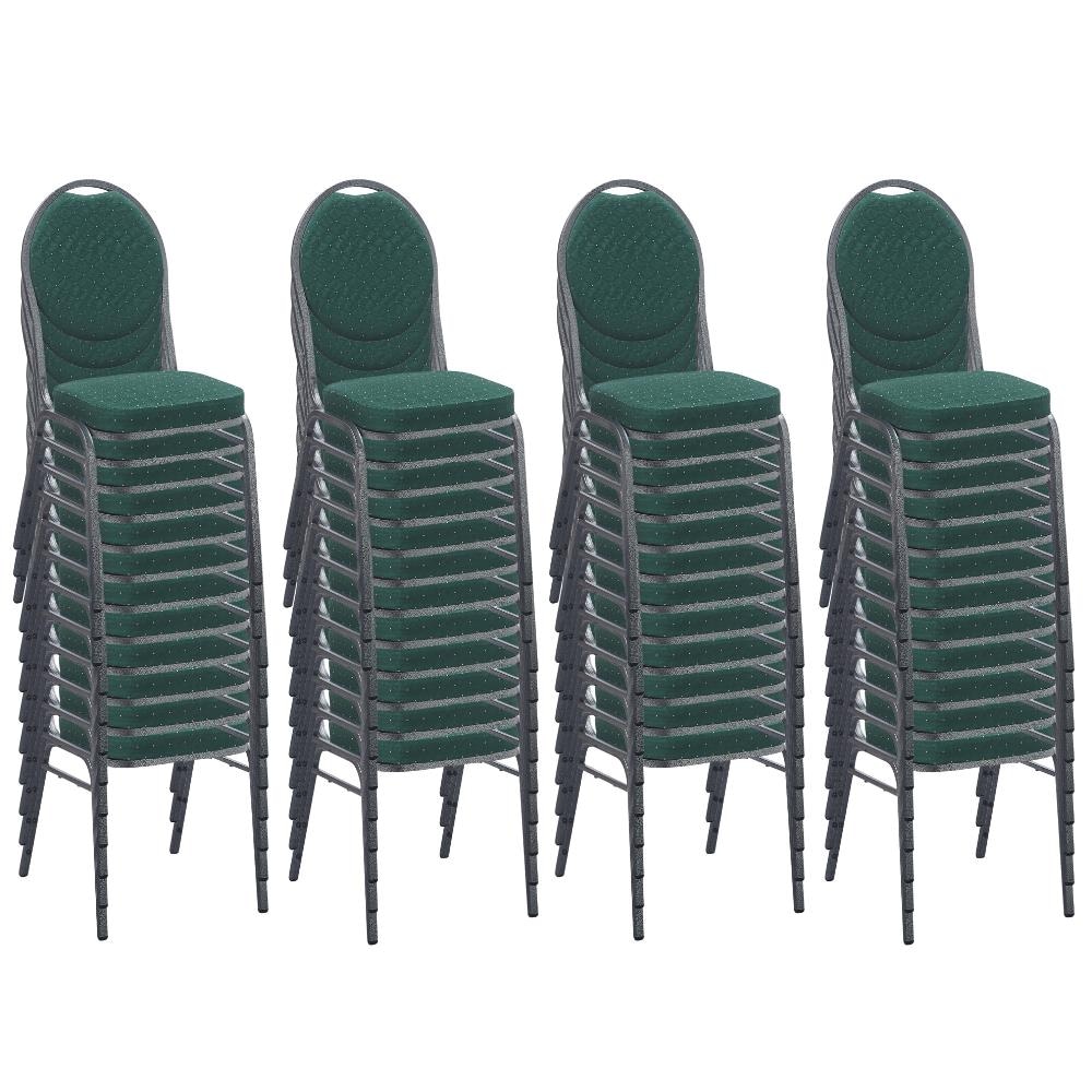 Stapelstuhl Bankettstuhl Hermano Grün | 50er Set